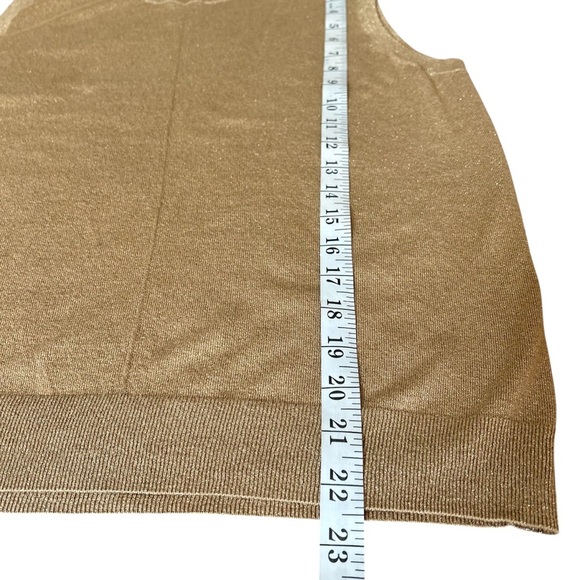 St. John | Gold Sweater Vest - Picture 9 of 9